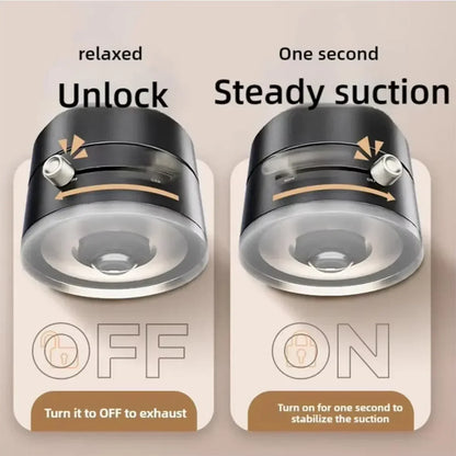 “Magnetic Phone Holder with Vacuum Grip Full 360° Control.”