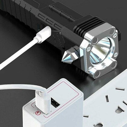 🔦 5-in-1 Multi Purpose Torch + Power Bank in One!