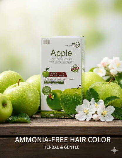Original Apple Ammonia Free Hair Color Cream Organic, (1000ML)
